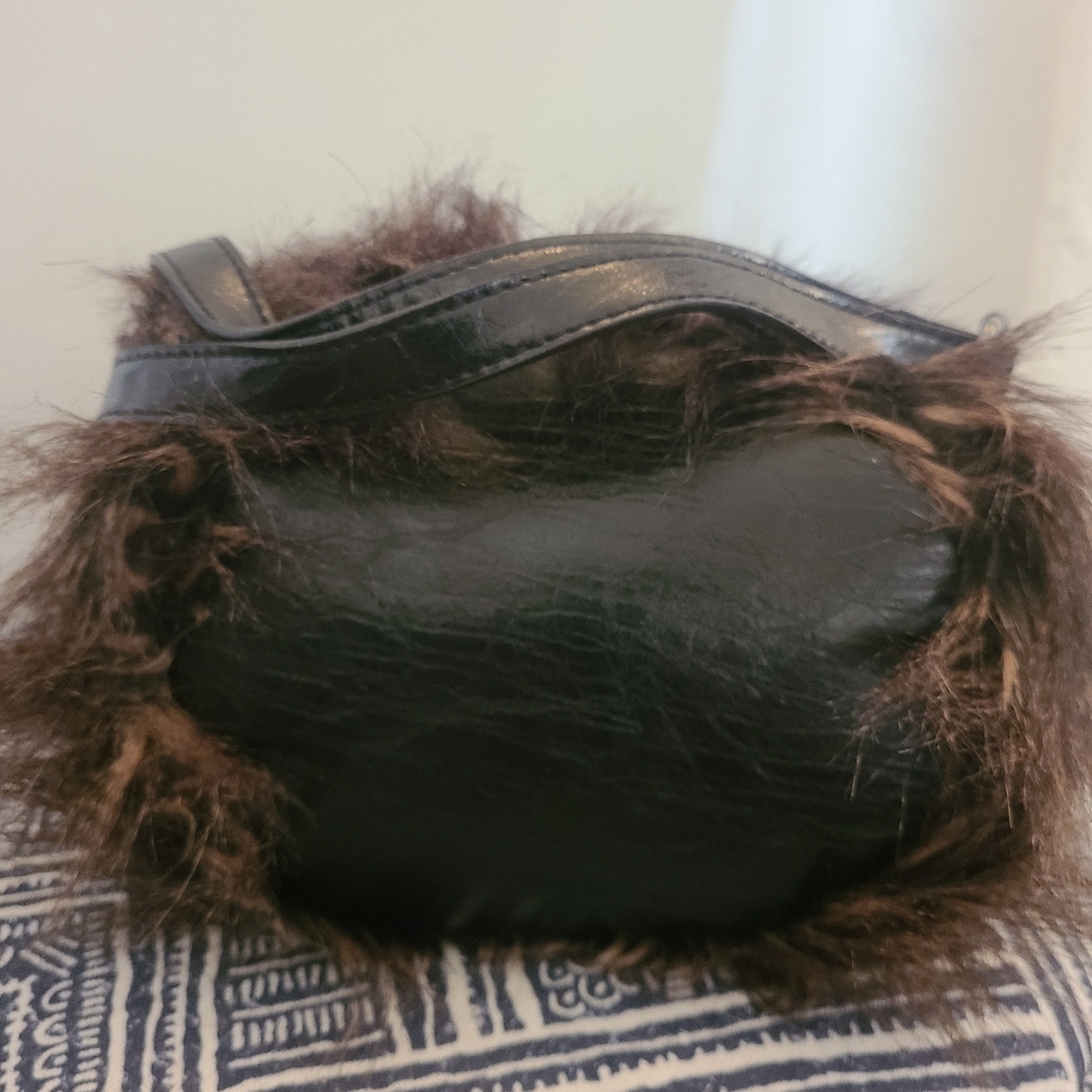 BCBGeneration Fur Drawstring Bag - Picture 4 of 5
